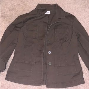 Army green jacket